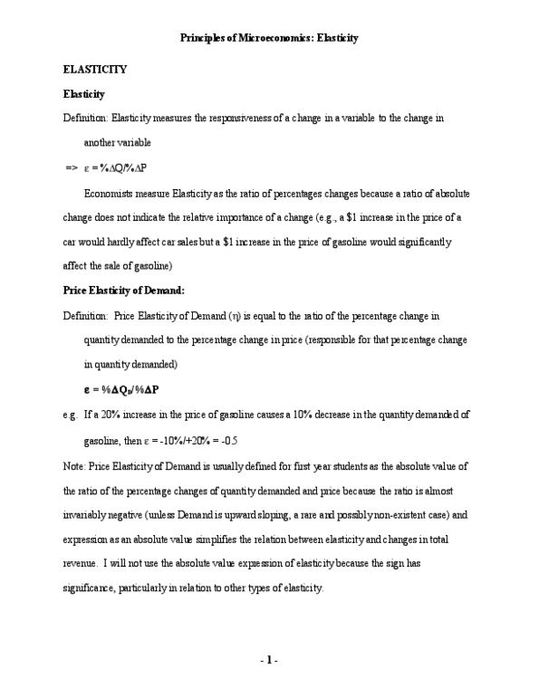 MGEA01H3 Lecture Notes - Marginal Revenue, Arc Elasticity, Harvest thumbnail