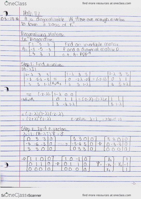 MATH 112 Lecture Notes - Lecture 25: Illinois Route 1 thumbnail