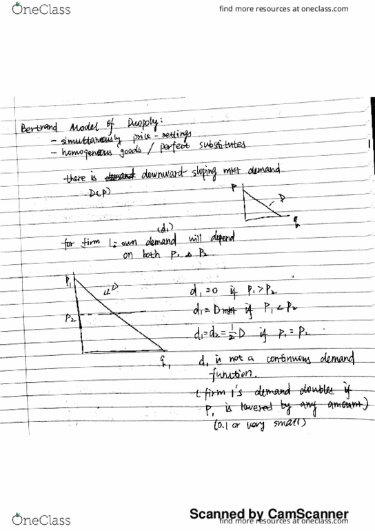 ECON 365 Lecture 10: Bertrand Model of Duopoly thumbnail