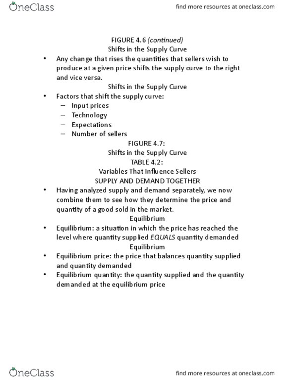 BUSN-201 Lecture Notes - Lecture 5: Economic Equilibrium thumbnail