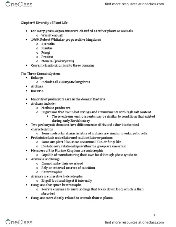 BIOL 2080 Chapter Notes - Chapter 9: Cycad, Lycopodiopsida, Tmesipteris thumbnail