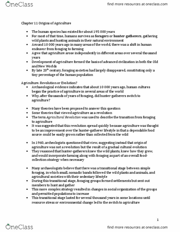 BIOL 2080 Chapter Notes - Chapter 11: Seed Dormancy, Selective Breeding, Western Asia thumbnail