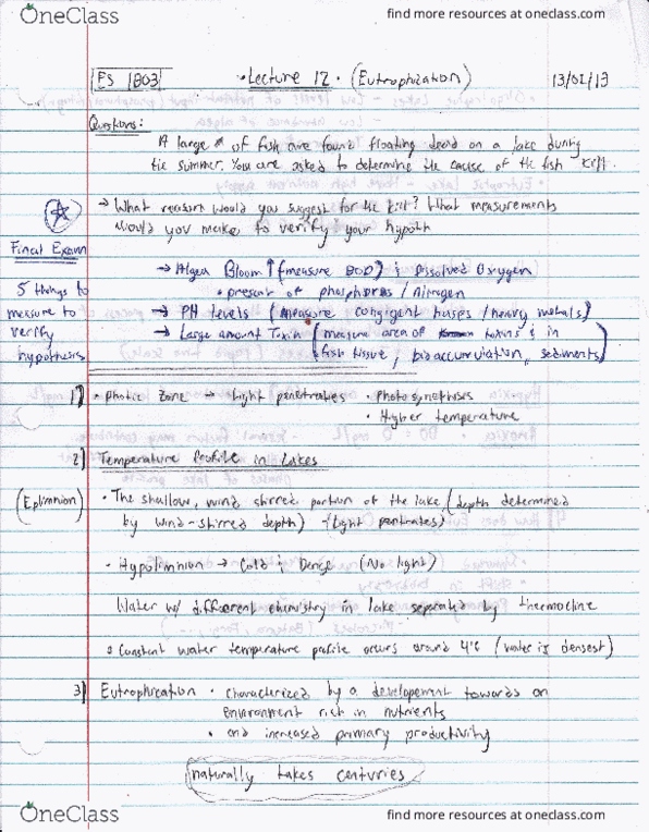 ENVIRSC 1B03 Lecture Notes - Lecture 12: Klepton thumbnail