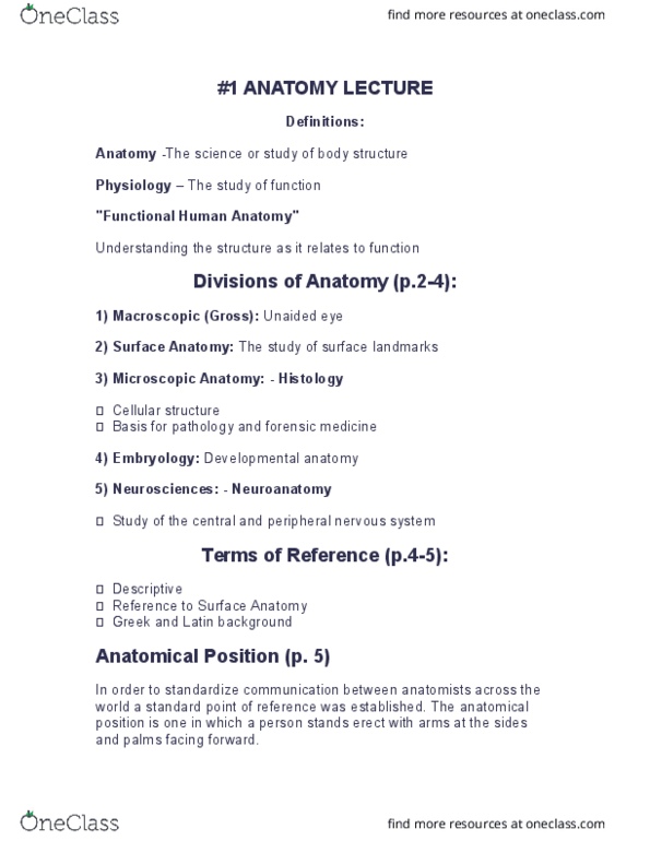 KIN 2320 Lecture Notes - Lecture 2: Fibroblast, Adipose Tissue, Ligamenta Flava thumbnail