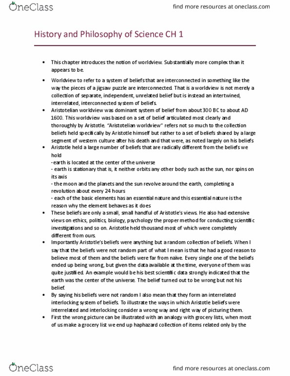 HPS100H1 Chapter Notes - Chapter 1: Jigsaw Puzzle, Interlocking thumbnail