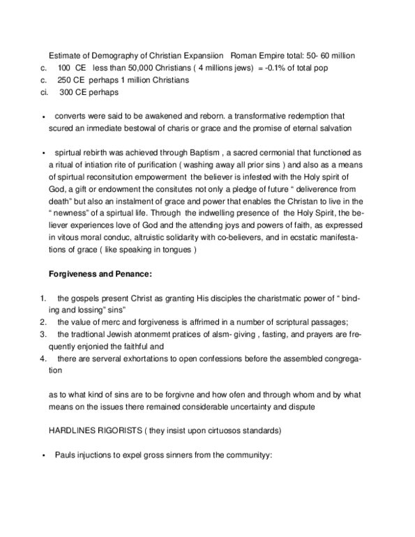 RLG210Y1 Lecture Notes - Fornication, Diocletianic Persecution, Holy Spirit thumbnail