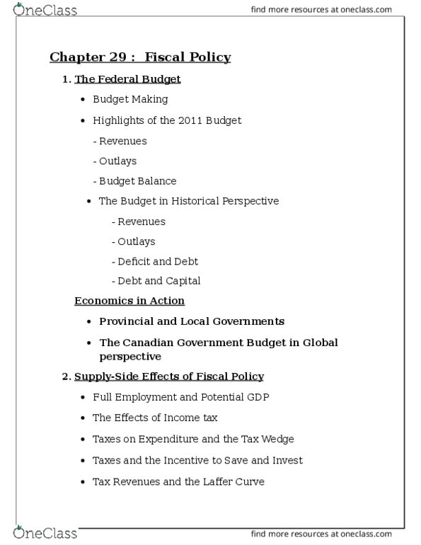 ECON102 Lecture Notes - Lecture 4: Laffer Curve, Capital Economics, Income Tax thumbnail