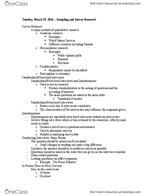 PAP 3310 Lecture Notes - Lecture 12: Surveymonkey, Yes Minister, Laziness thumbnail