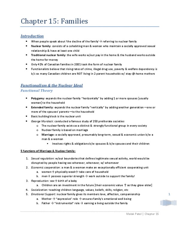 SOCA01H3 Lecture Notes - Zoophilia, Artificial Insemination, Your Choice Records thumbnail