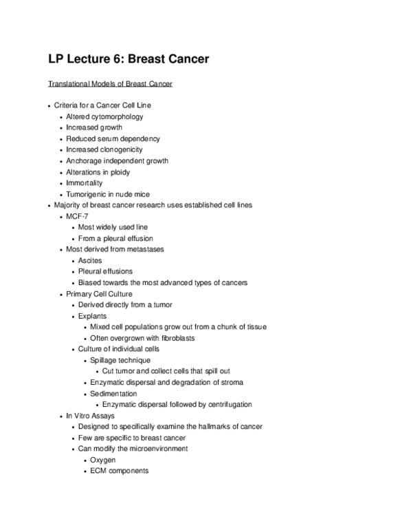 Anatomy and Cell Biology 4461B Lecture Notes - Lecture 3: Oncogene, Transgene, Penetrance thumbnail