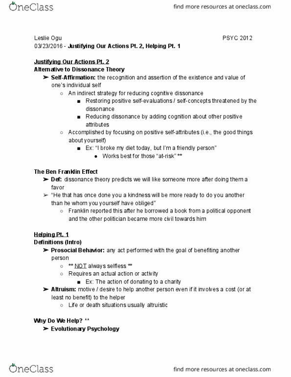 PSYC 2012 Lecture Notes - Lecture 15: Menopause thumbnail