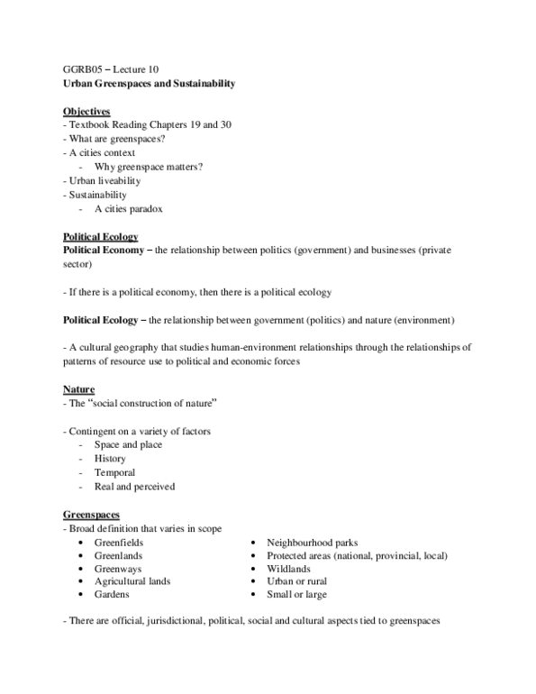 GGRB05H3 Lecture Notes - Lecture 10: Natural Capital, Earth Overshoot Day, Ontario Food Terminal thumbnail