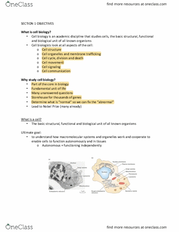 Biology 2382B Lecture 1: midterm 1 review 2016 thumbnail