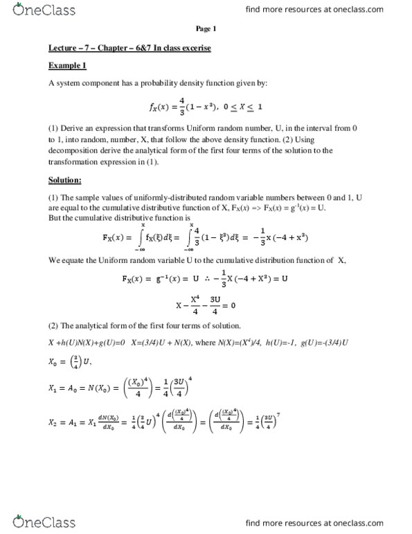 CEE 5048 Lecture Notes - Lecture 7: Cumulative Distribution Function, Xu, Random Variable thumbnail