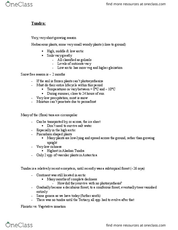 GEG 3114 Lecture 5: Biomes Tundra thumbnail