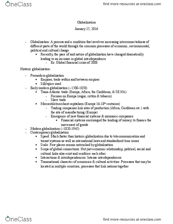 GEG 1302 Lecture Notes - Lecture 4: Microelectronics, Containerization, Cultural Globalization thumbnail