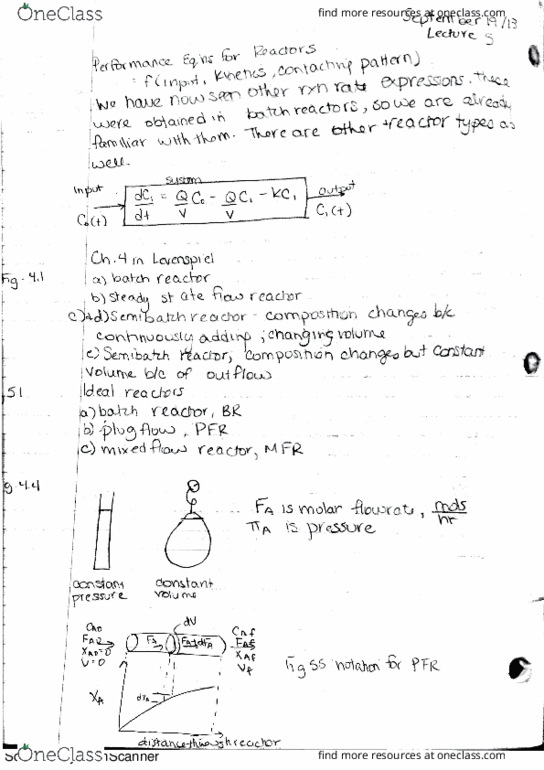 Enve 3002 Lecture 5 Lecture 5 Oneclass