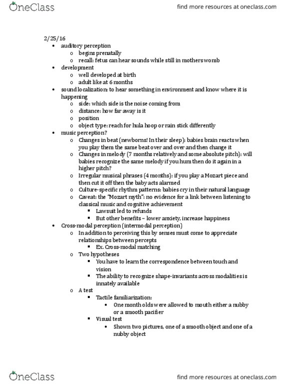 PSYCH 350 Lecture Notes - Lecture 9: Romanian Orphans, Dynamical System, American Babies thumbnail