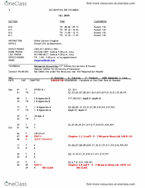 ACCT208 Lecture Notes - Lecture 1: European Route E18, Activity-Based Costing, Page 3 thumbnail