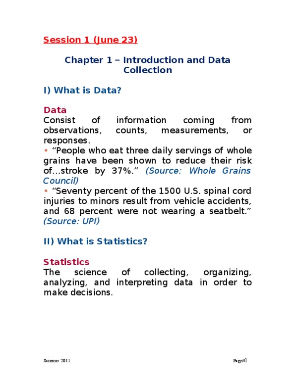 QMS 102 Lecture Notes - Bar Chart, Assistant Professor, Costco thumbnail