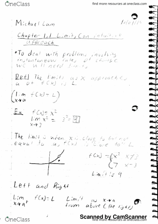 MATH 121 Lecture 1: Math 121 Notes thumbnail