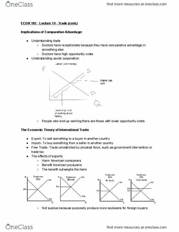 ECON 102 Lecture 14: Trade (cont.) thumbnail