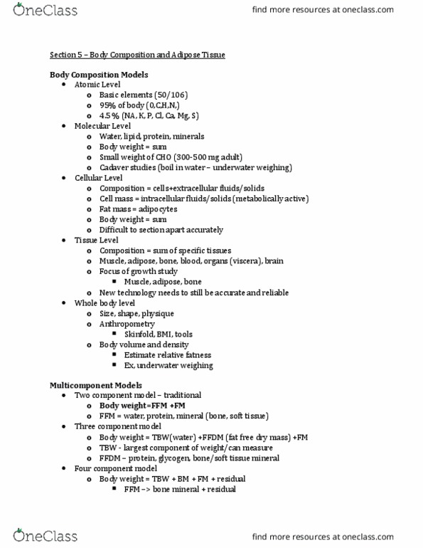 KINESIOL 2F03 Lecture Notes - Lecture 5: Bone Density, Bone Mineral, Densitometry thumbnail