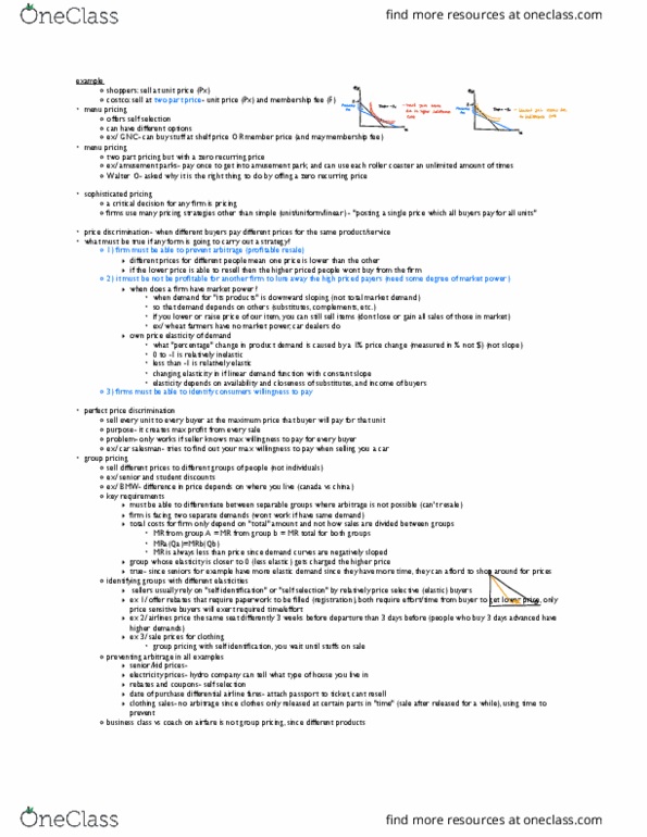 Economics 2152A/B Lecture Notes - Lecture 4: Root Mean Square, Arbitrage, Costco thumbnail