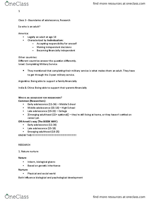 01:830:333 Lecture Notes - Lecture 3: Autonomic Nervous System, Heart Rate, Emerging Adulthood And Early Adulthood thumbnail