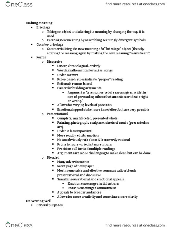 COM CM 301 Lecture Notes - Lecture 1: Candy Apple, Voyeurism thumbnail