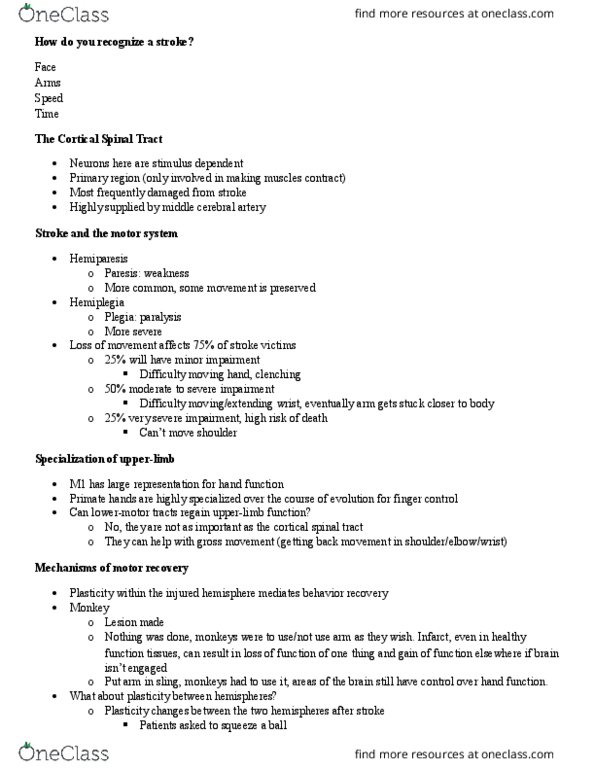 PSYC 301 Lecture Notes - Lecture 4: Athetosis, Neuroprotection, Gene Therapy thumbnail