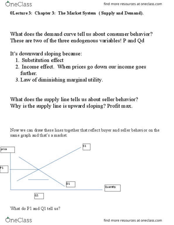 ECON 1125 Lecture Notes - Lecture 3: Opportunity Cost, Exogeny, Marginal Utility thumbnail