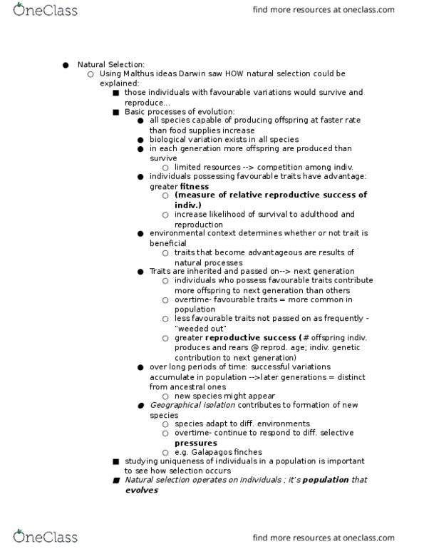 01:119:116 Lecture Notes - Lecture 27: Statistical Hypothesis Testing, Intelligent Design, Heredity thumbnail