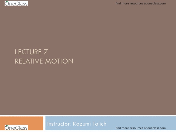 PHYS 114 Lecture Notes - Lecture 7: Jet Ski, Relative Velocity, Moving Walkway thumbnail