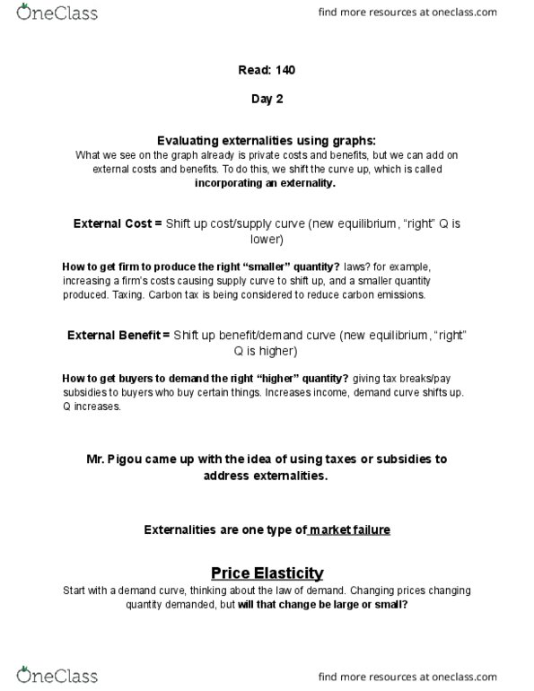 ECON 142 Lecture Notes - Lecture 2: Pebbles Cereal, Demand Curve, Carbon Tax thumbnail