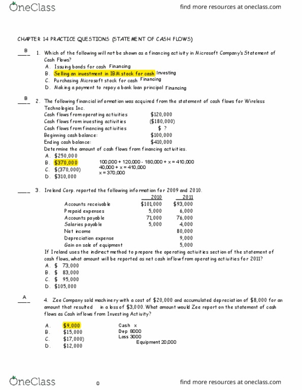 BMGT 220 Lecture Notes - Lecture 1: Net Income, Current Liability, Cash Flow thumbnail