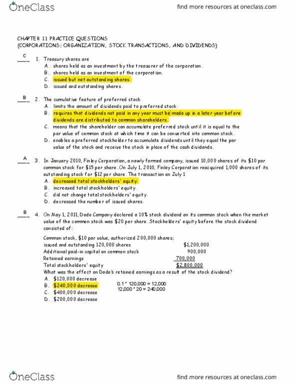 BMGT 220 Lecture 2: Chapter 11 Practice Questions thumbnail