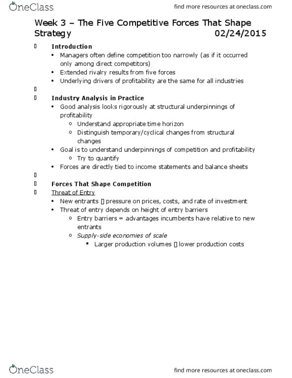 MGMT 101 Chapter Notes - Chapter N/A: Switching Barriers, Customer Switching, Network Effect thumbnail