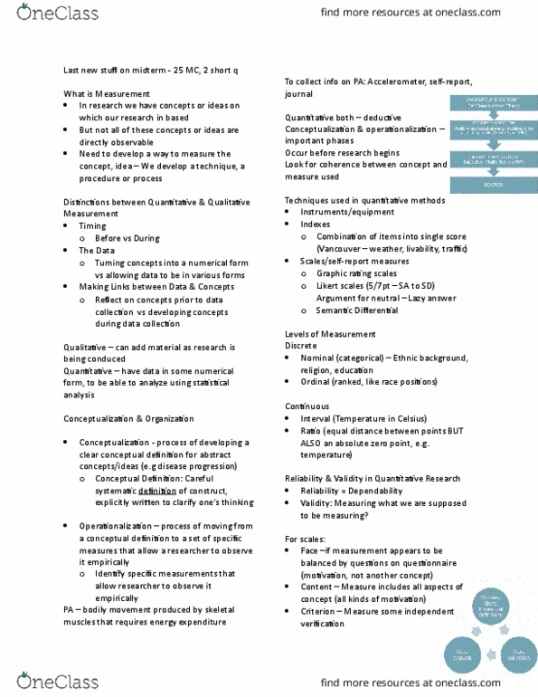 APA 2180 Lecture Notes - Lecture 10: Theoretical Definition, Accelerometer, Quality Of Life thumbnail