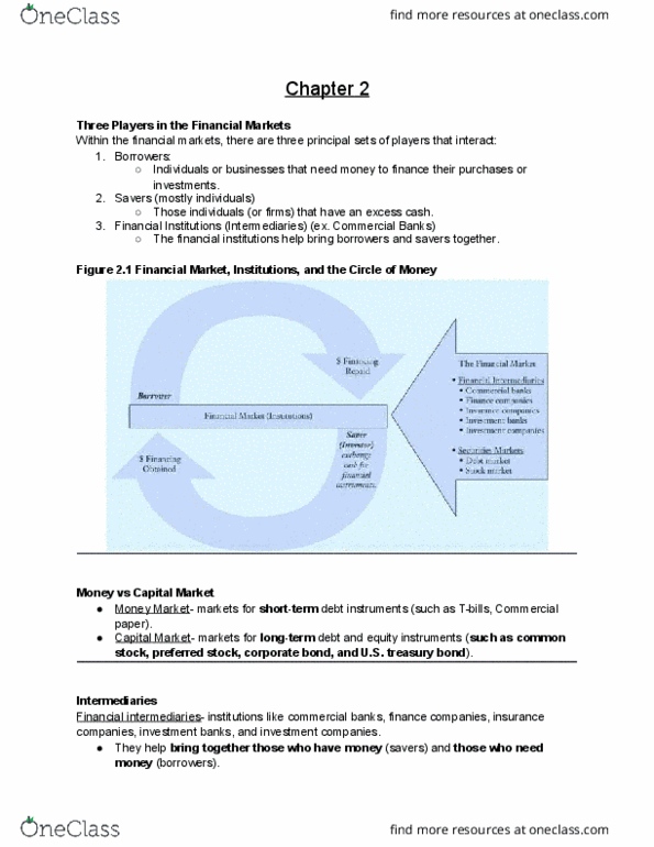 BUS1 170 Lecture Notes - Lecture 2: Securitization, Floorless Coaster, New York Stock Exchange thumbnail