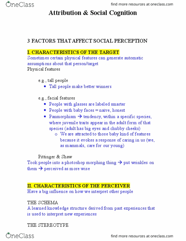 PSYCO241 Lecture Notes - Lecture 3: Cognitive Load, High High, Narcolepsy thumbnail