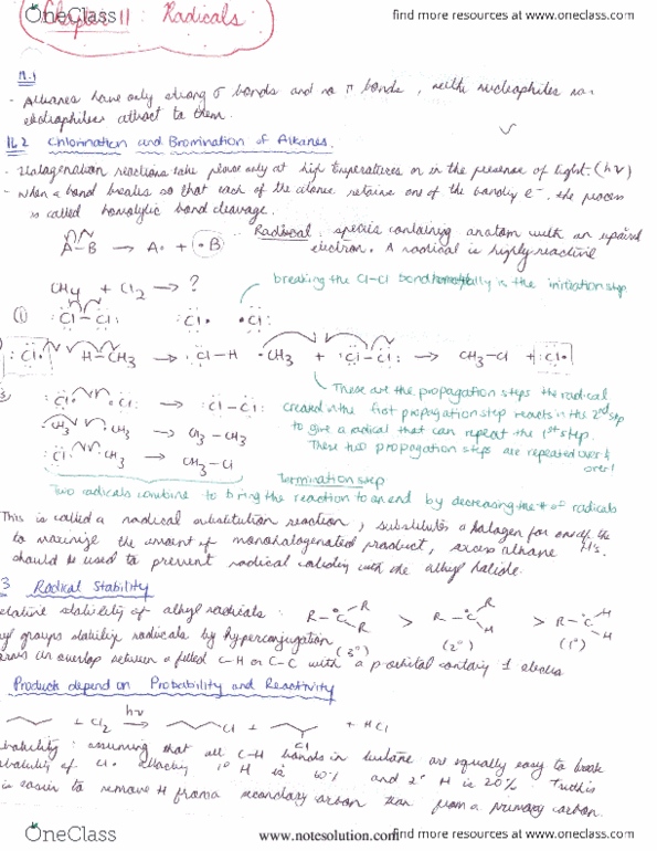 CHMB41H3 Lecture Notes - Benzyl Group thumbnail