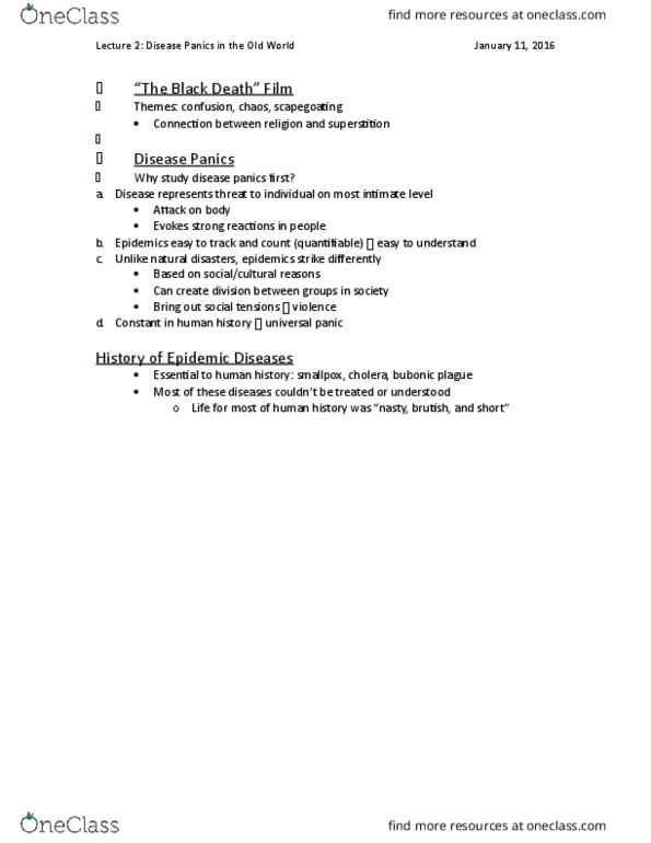 History 2186A/B Lecture 2: Lecture 2 - Disease Panics in the Old World thumbnail