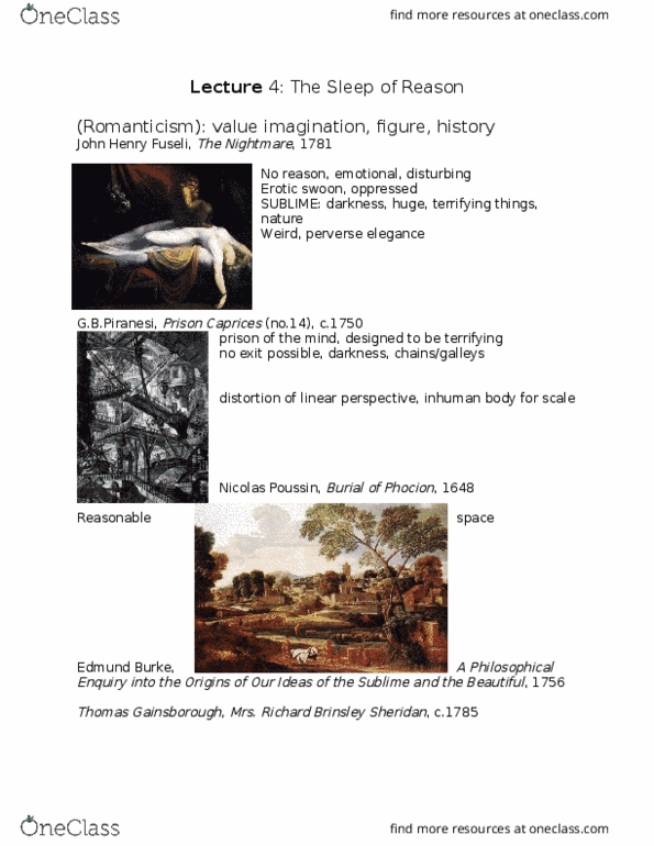 CAS AH 112 Lecture Notes - Lecture 4: Francisco Goya, Thomas Gainsborough, Phocion thumbnail