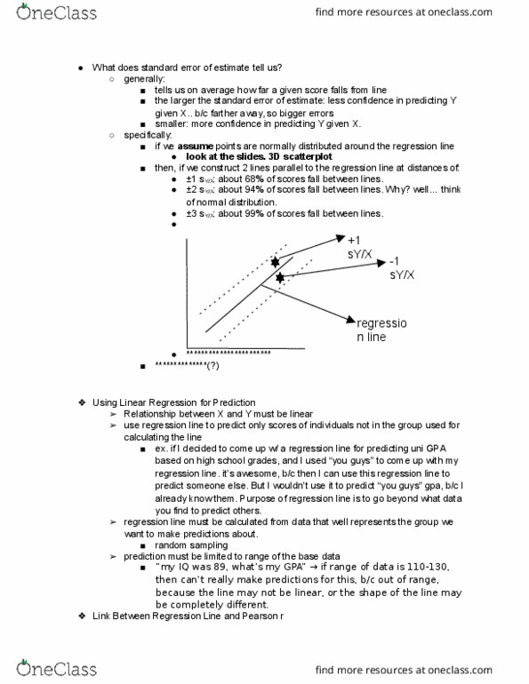 PSYC 218 Lecture Notes - Lecture 10: Standard Deviation, Scatter Plot thumbnail