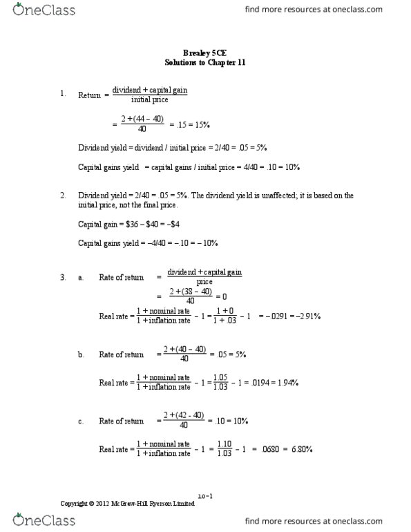 FINE 2000 Chapter 11-15: Solutions Chapters 11-15 thumbnail