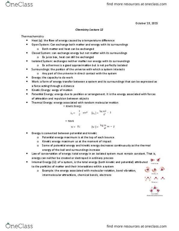 CH110 Lecture Notes - Lecture 12: Process Function thumbnail