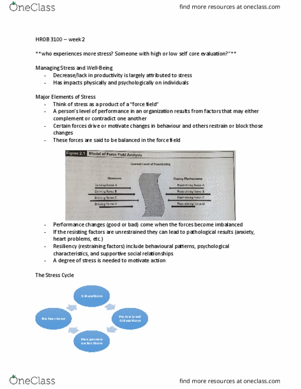 HROB 3100 Lecture Notes - Lecture 2: Positive Psychological Capital, Diaphragmatic Breathing, Balance Wheel thumbnail