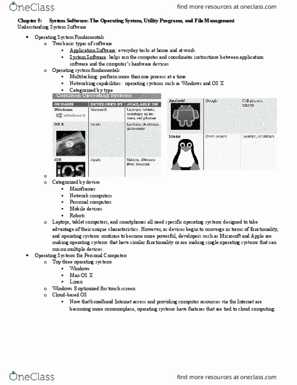 CPS 100 Lecture Notes - Lecture 5: Internet Access, Virtual Memory, Cloud Computing thumbnail