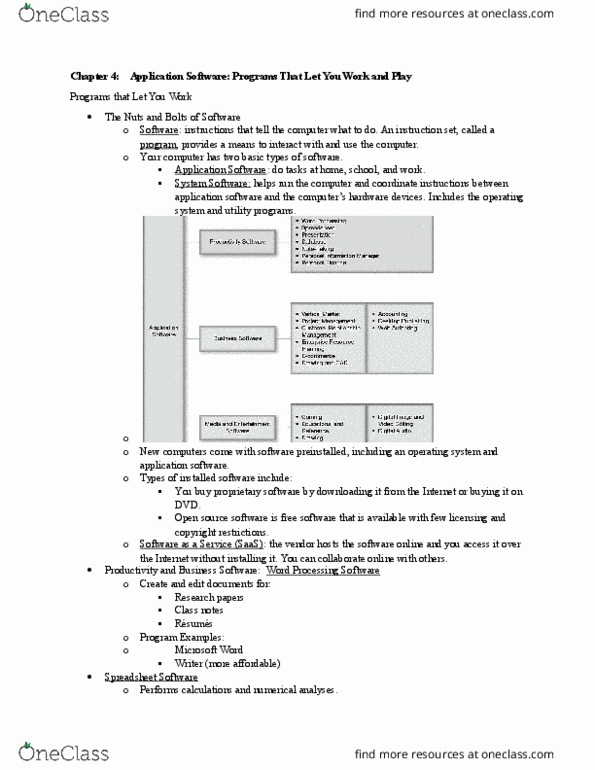 CPS 100 Lecture Notes - Lecture 4: Microsoft Outlook, Personal Information Manager, Openoffice.Org thumbnail